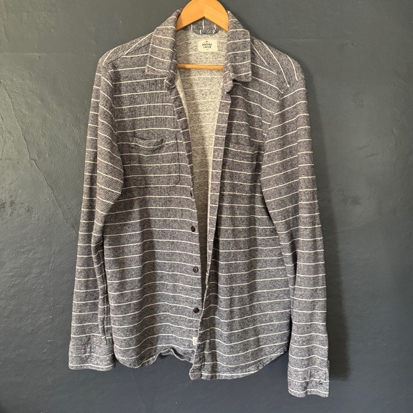 Marine Layer Other - Marine Layer Striped Button Down L